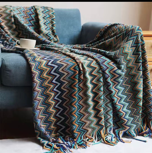 Knotted Bohemian Throw