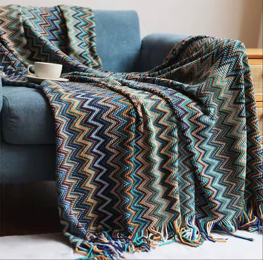 Knotted Bohemian Throw
