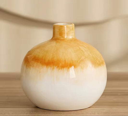 Ombre Warmth Vase Trio