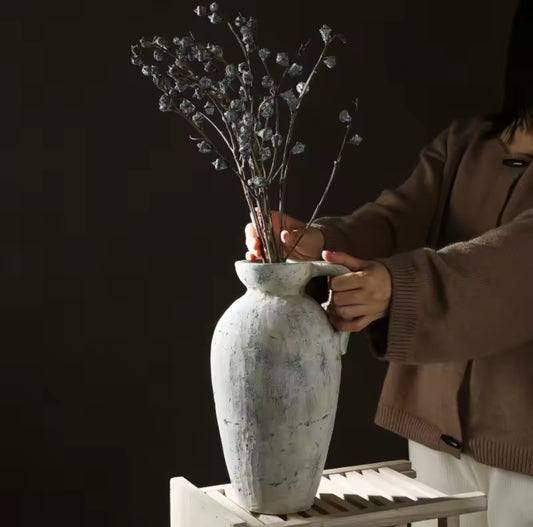 Handmade Natural Clay Vase