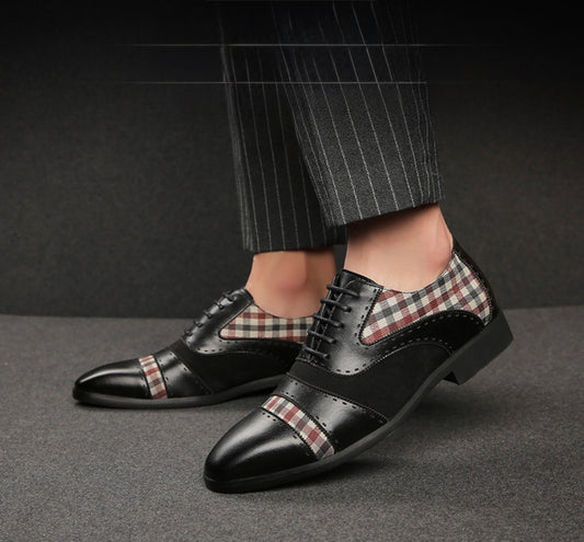 Elegant Plaid Shoes