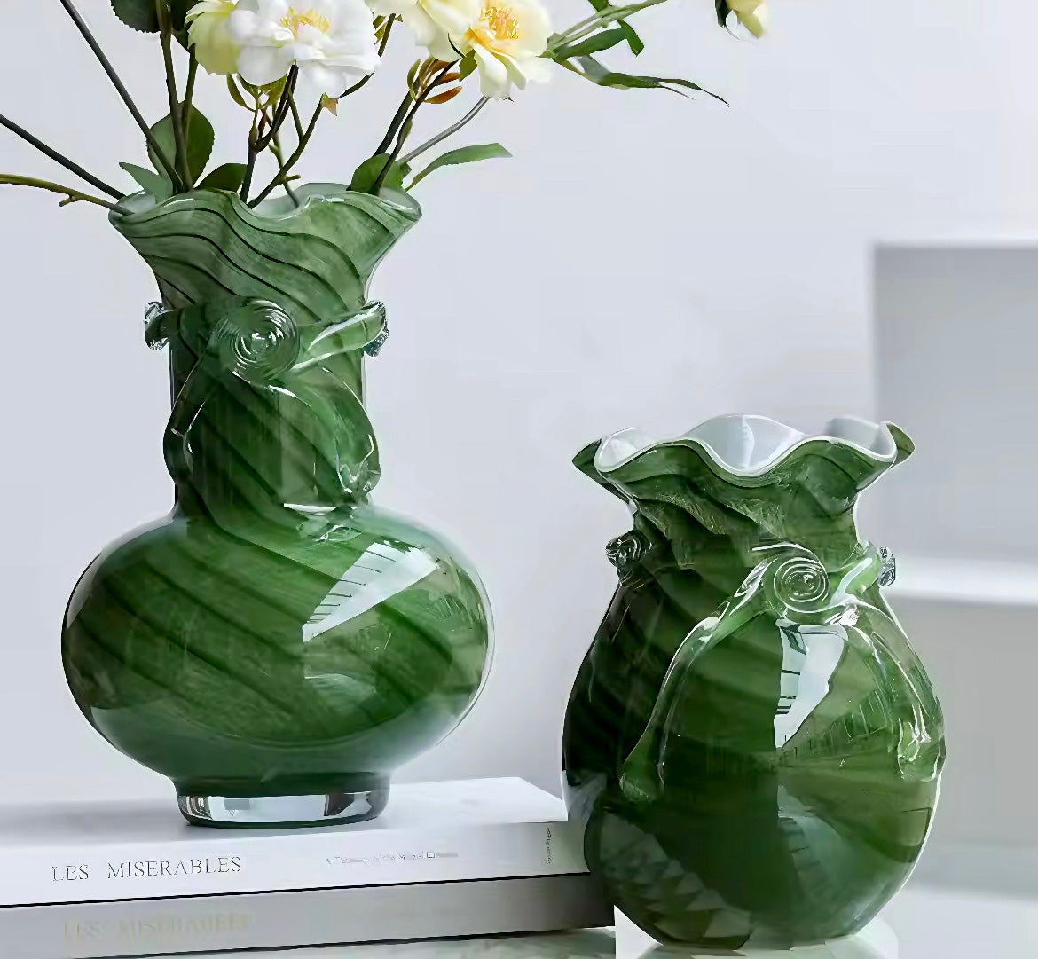 Emerald Elegance Vase