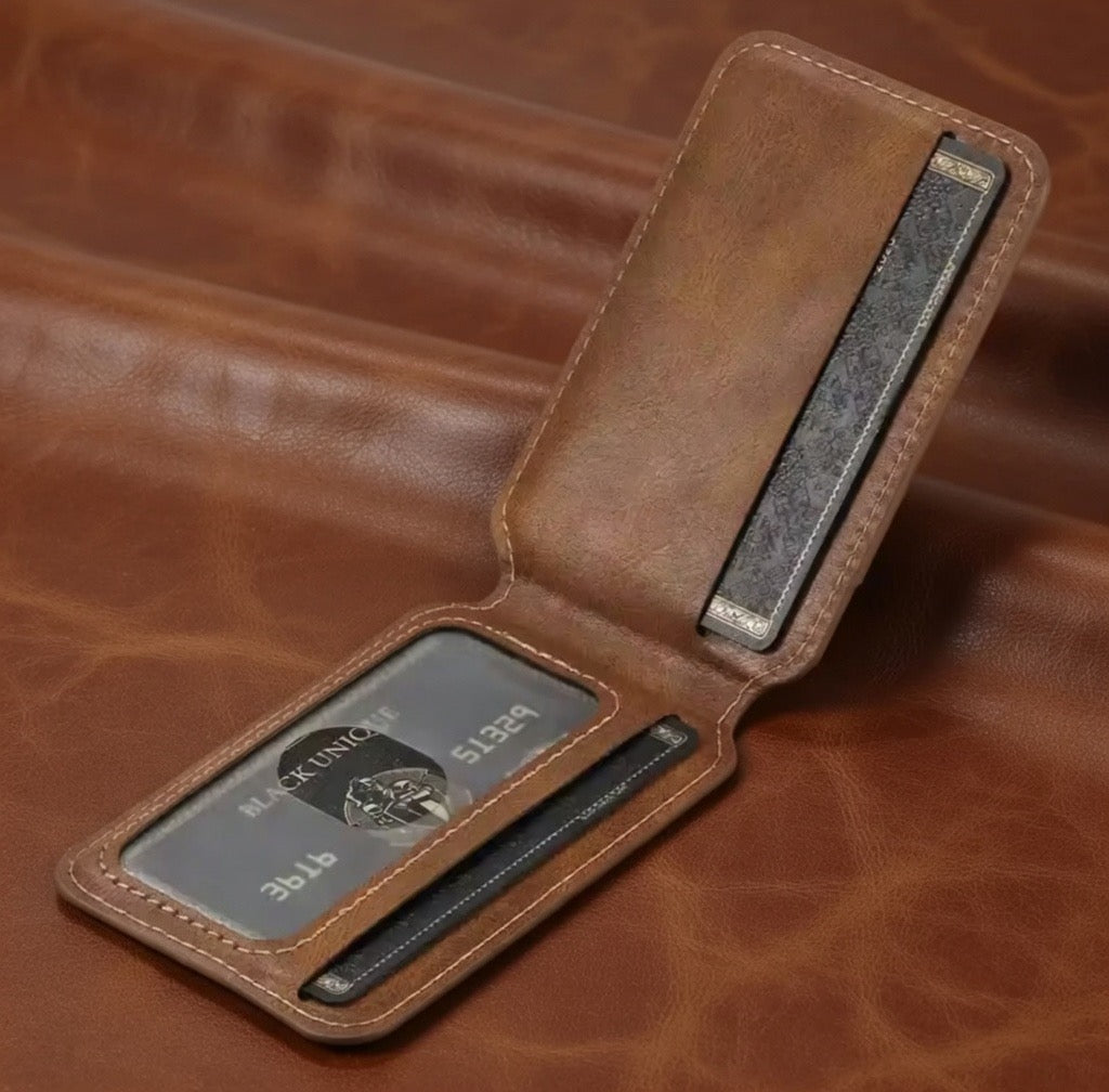 Leather Wallet iPhone Case