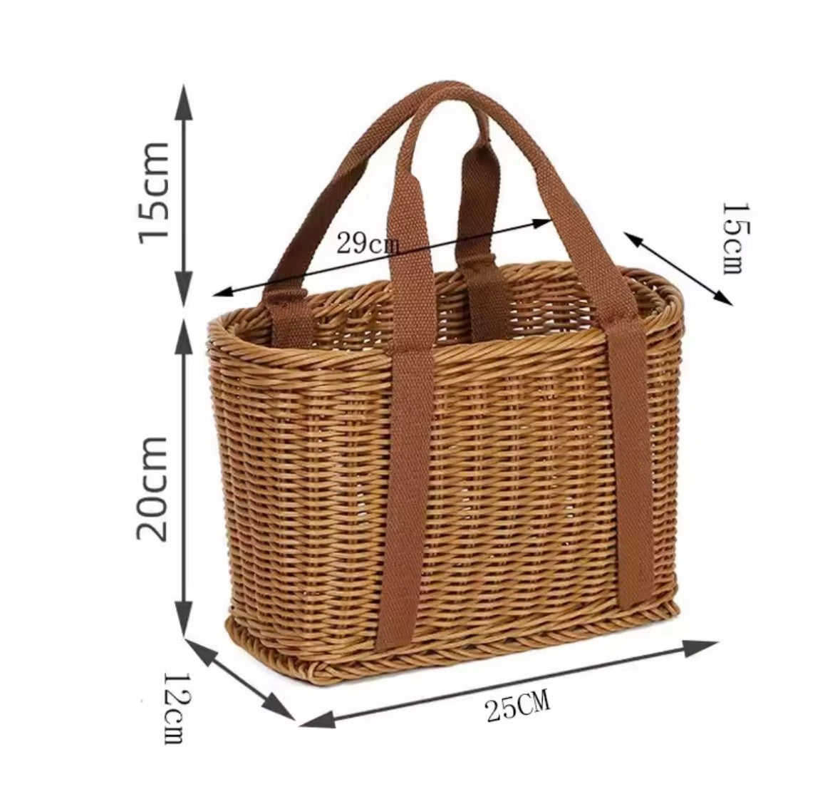 Natural Tote Basket
