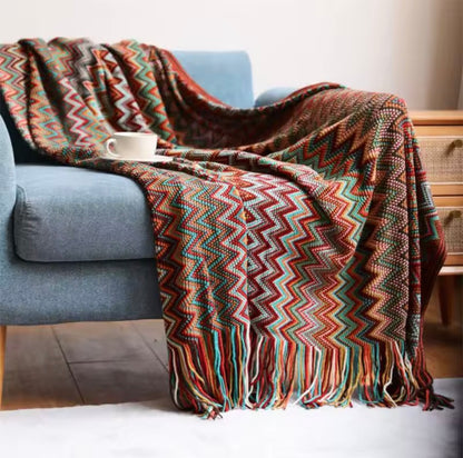Knotted Bohemian Throw