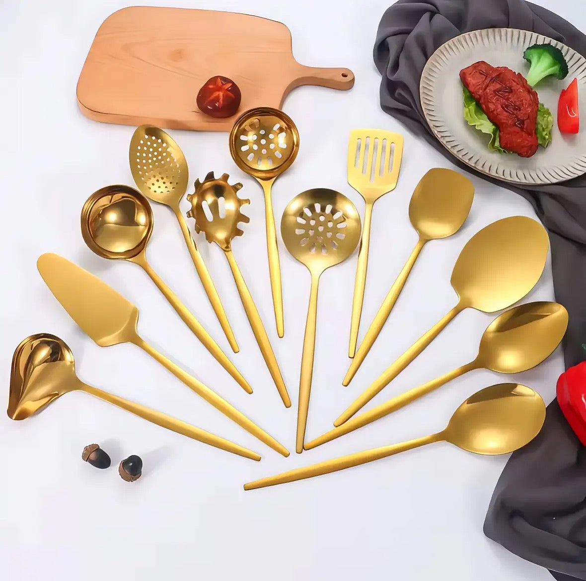 Luxe Gold Kitchen Arsenal