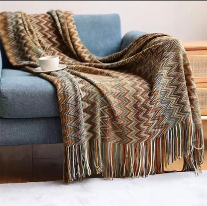 Knotted Bohemian Throw