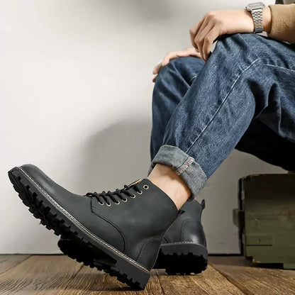 ZipStride Leather Boots