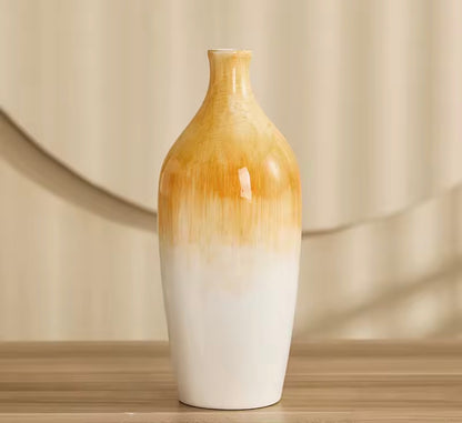 Ombre Warmth Vase Trio