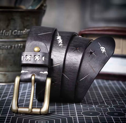 Handcrafted Heritage Leather Belt