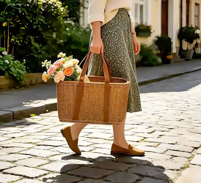 Natural Tote Basket