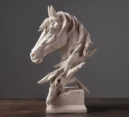 Rustic Bronco Scuplture