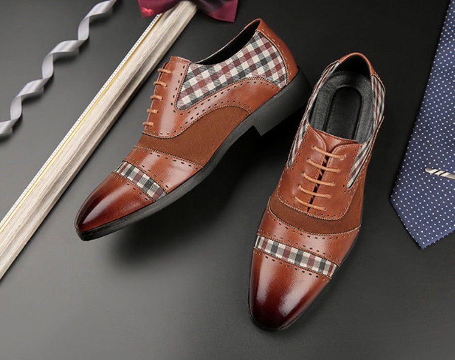 Elegant Plaid Shoes
