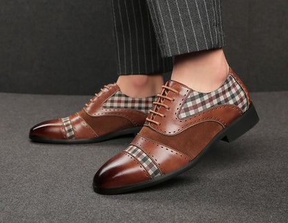Elegant Plaid Shoes