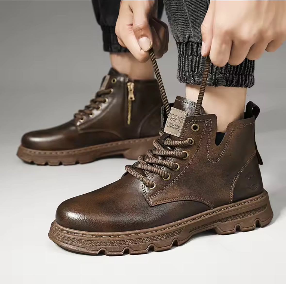 Master Leather Boots