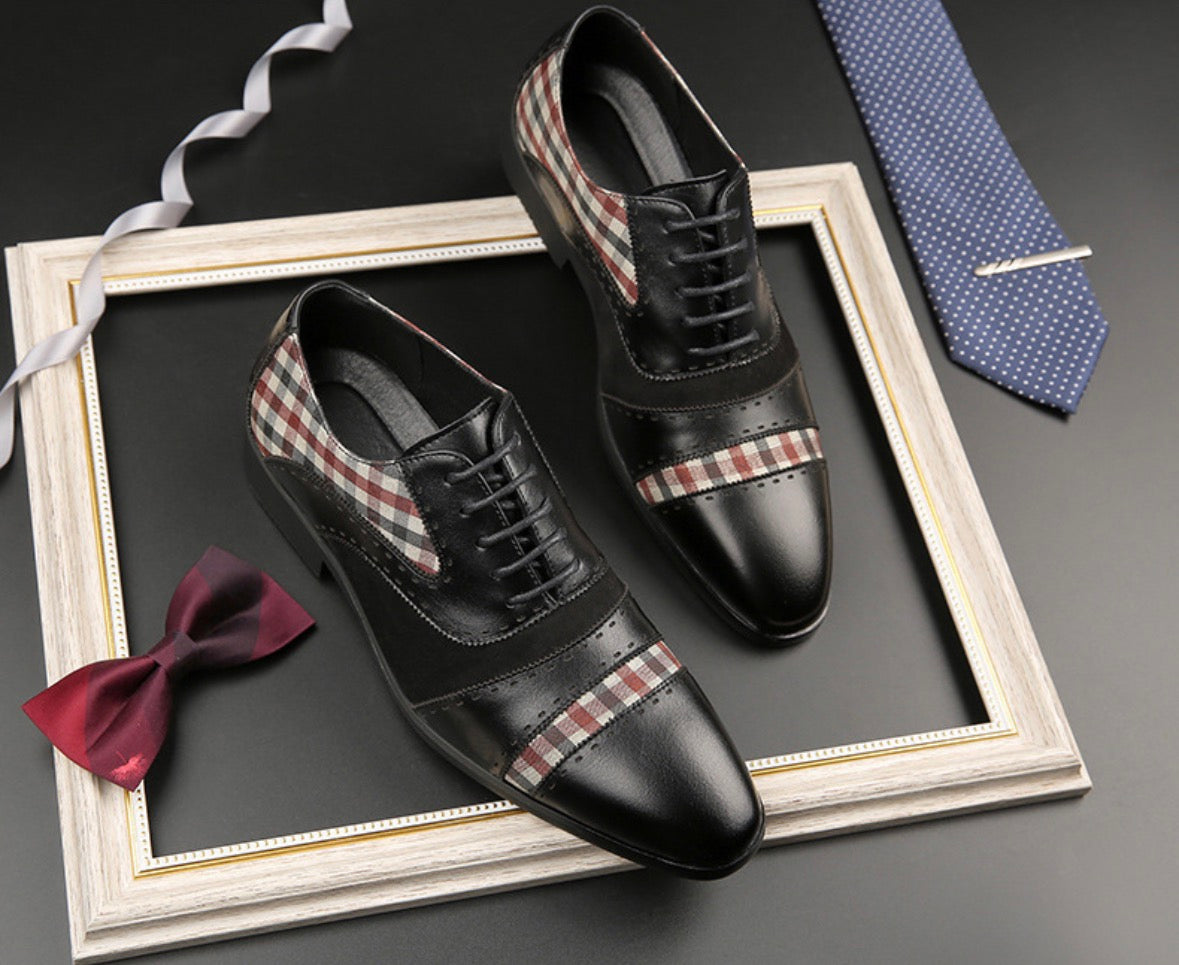 Elegant Plaid Shoes