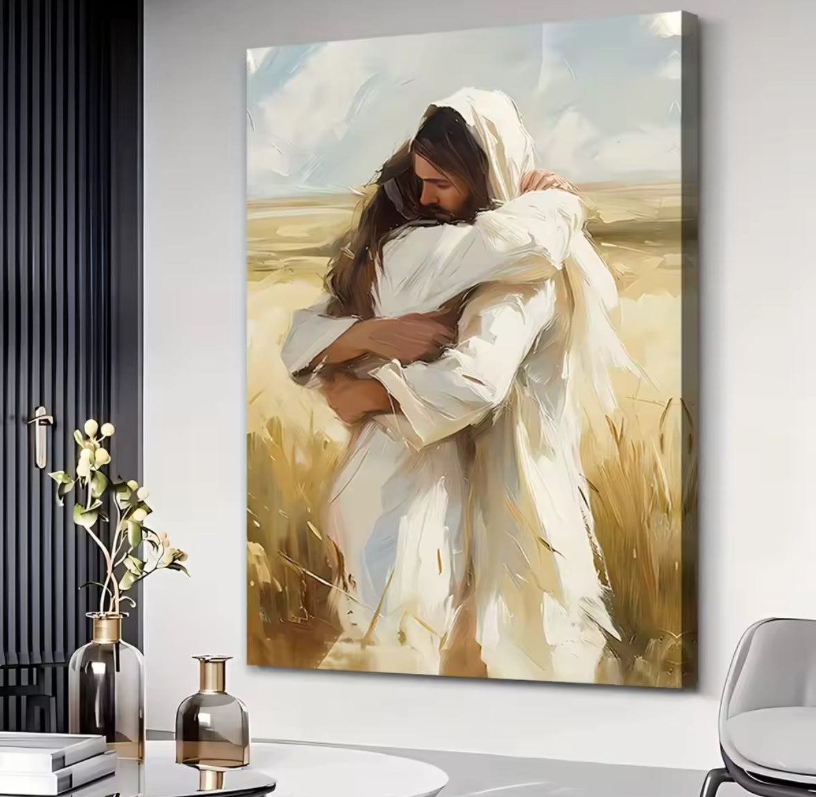 Sacred Hug Art Canvas