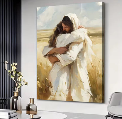 Sacred Hug Art Canvas