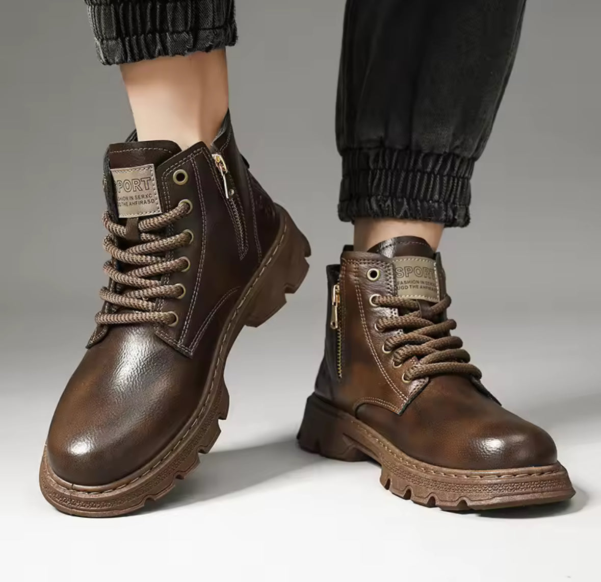 Master Leather Boots