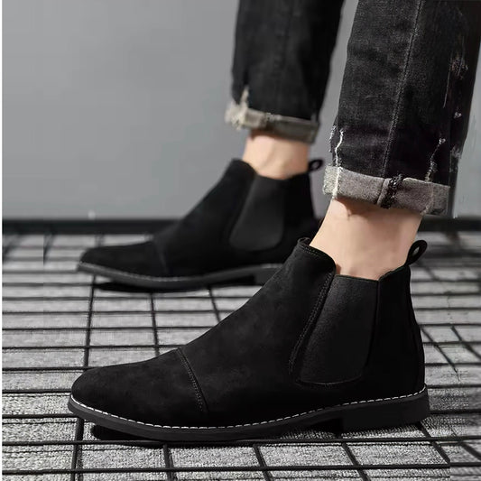 SlipEase Suede Chelseas