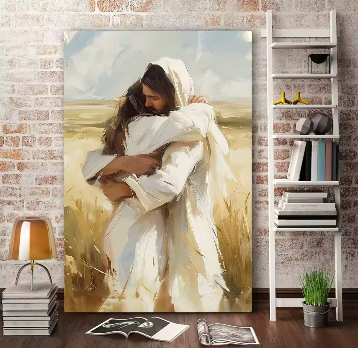 Sacred Hug Art Canvas