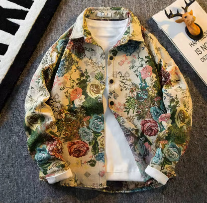 Vintage Canvas Art Jacket